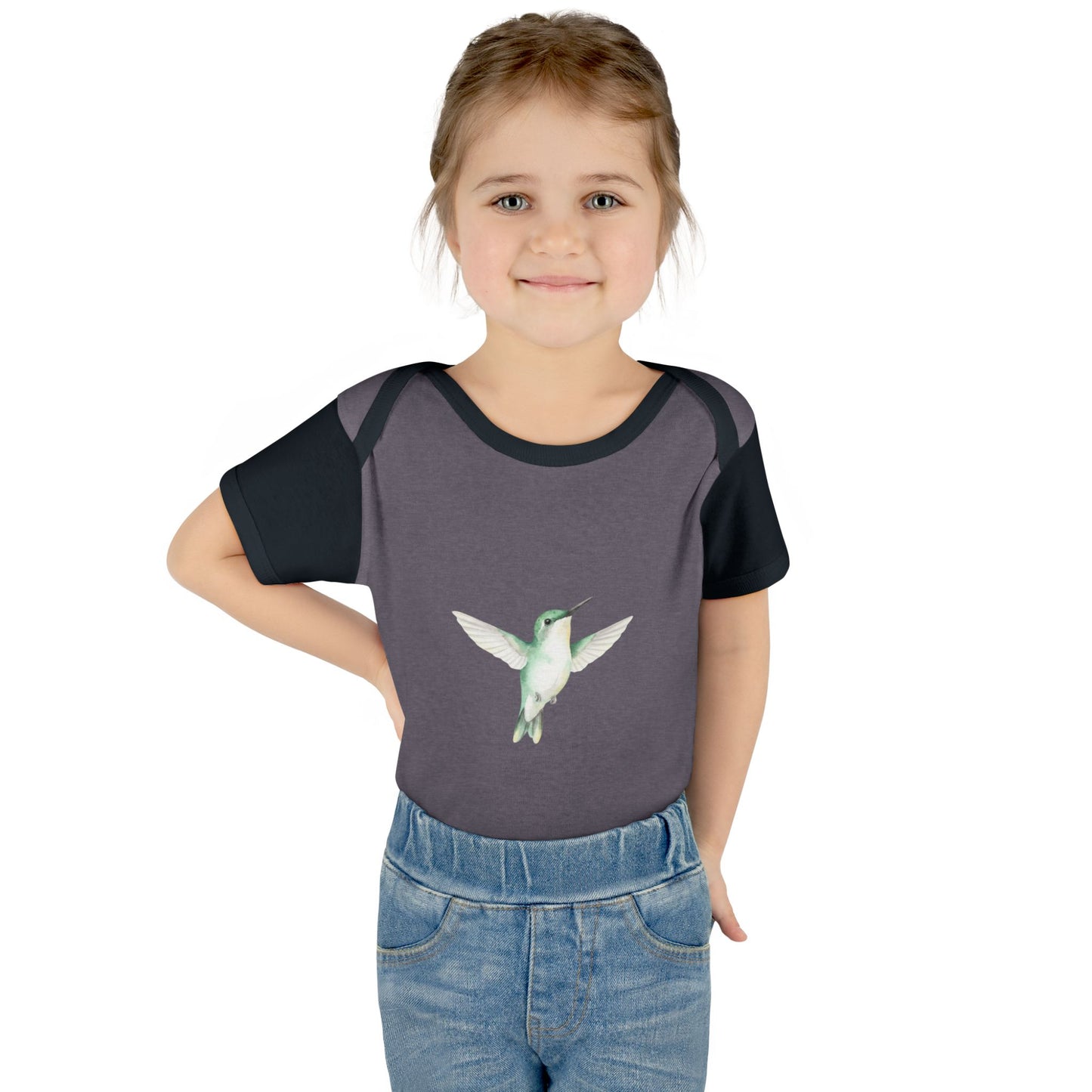 Humming Bliss Baby Bodysuit — Cute Hummingbird Infant Onesie Gender Neutral Baby Gift