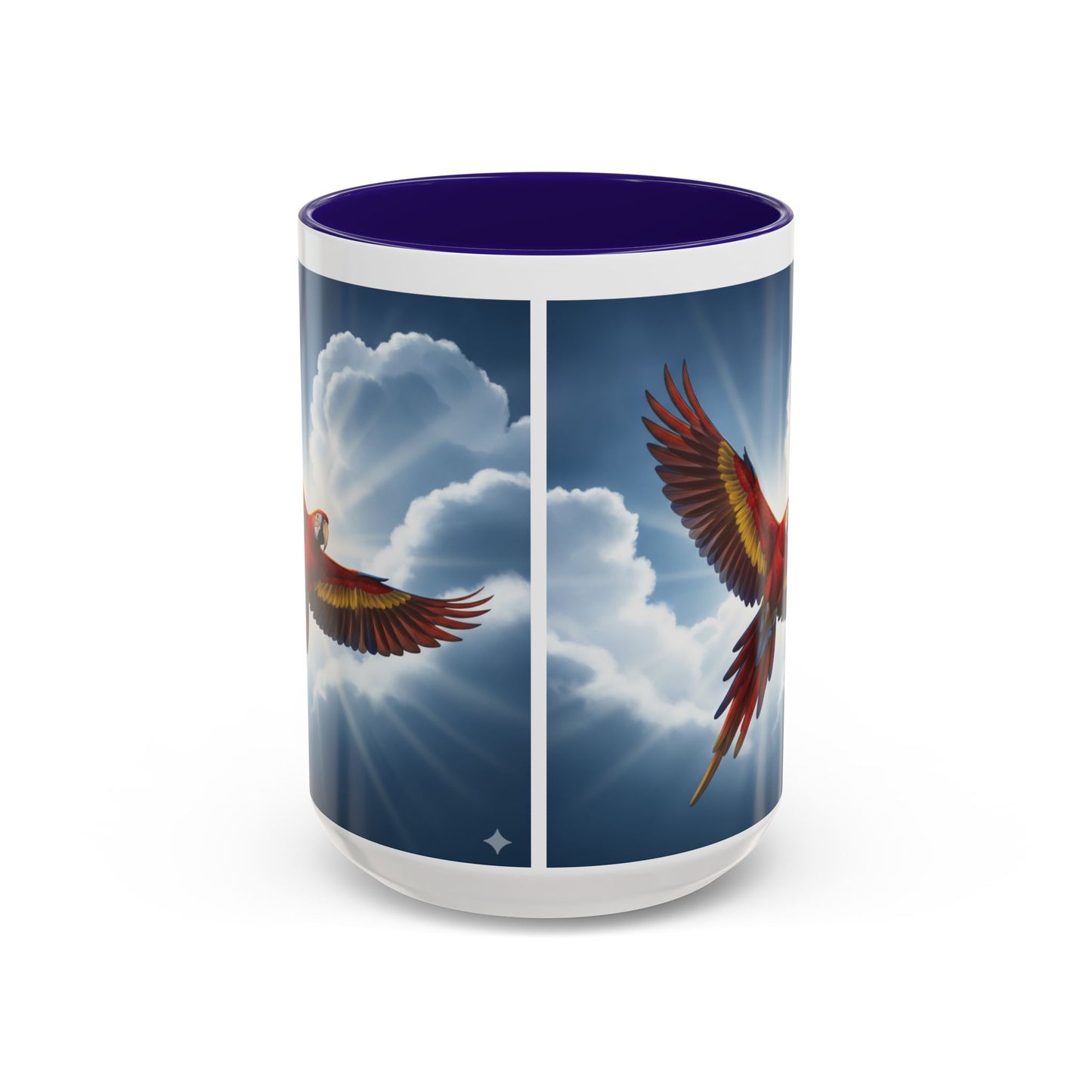Scarlet Macaw Flying Mug