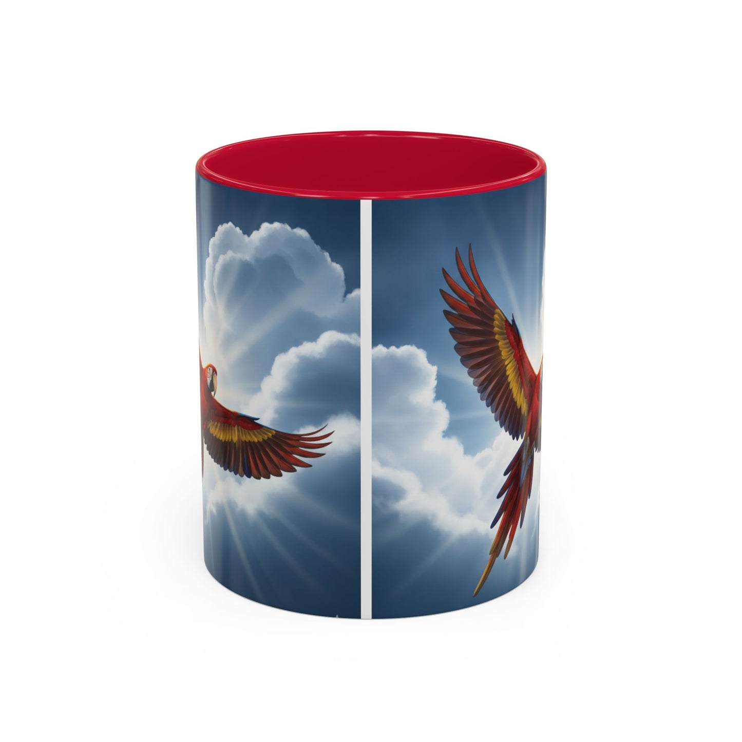 Scarlet Macaw Flying Mug