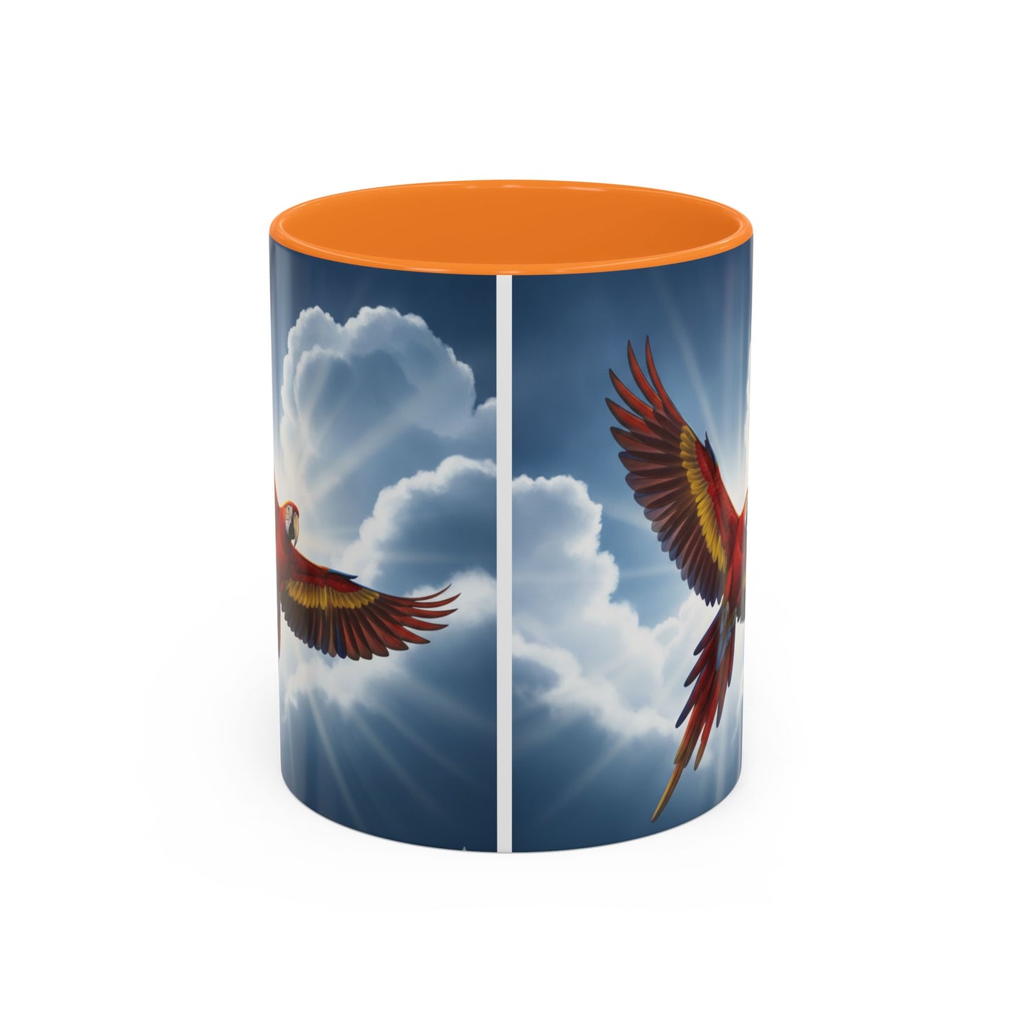 Scarlet Macaw Flying Mug