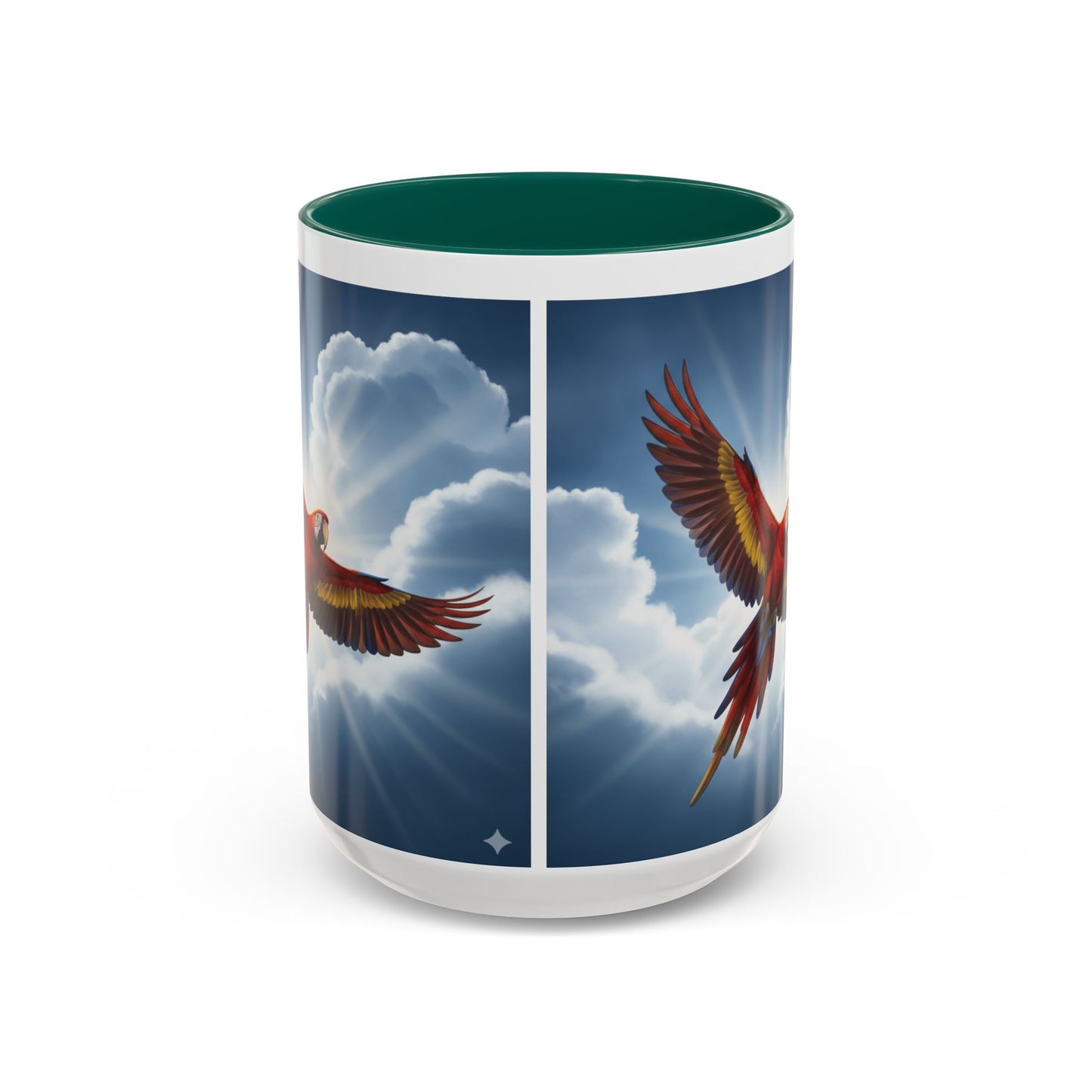 Scarlet Macaw Flying Mug