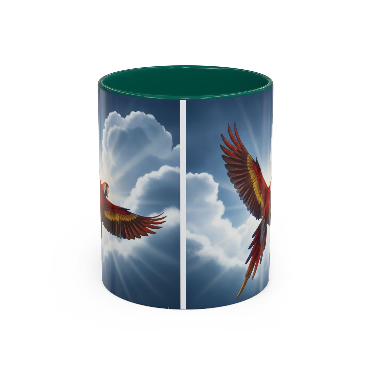 Scarlet Macaw Flying Mug