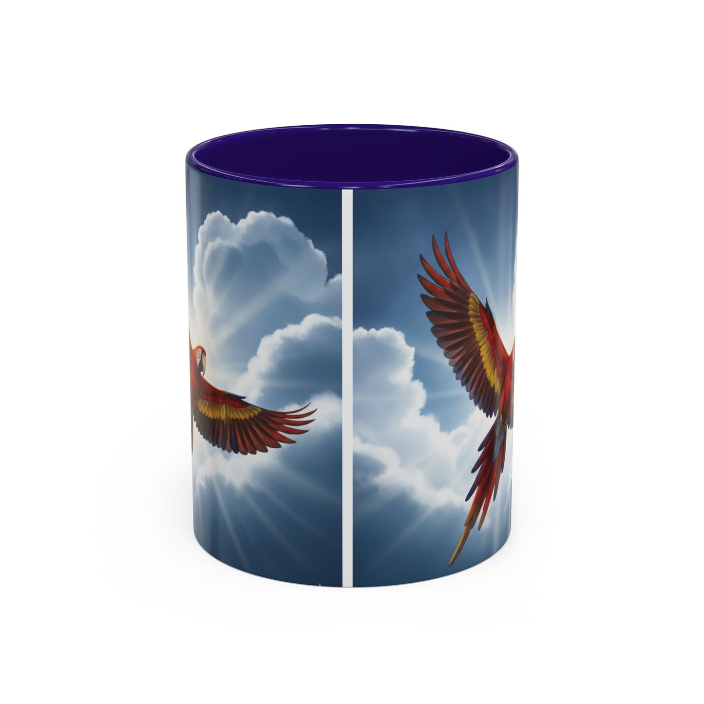 Scarlet Macaw Flying Mug