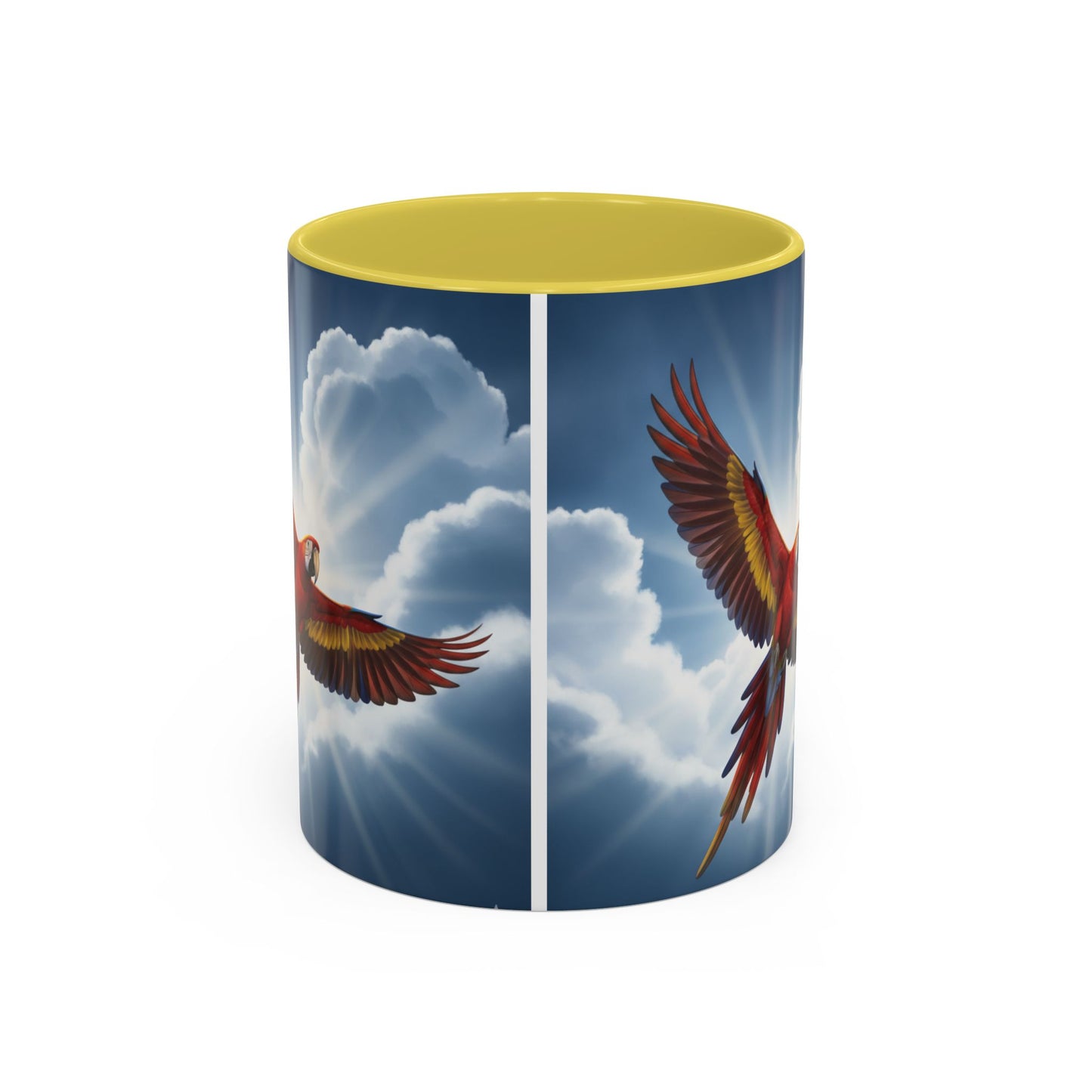 Scarlet Macaw Flying Mug