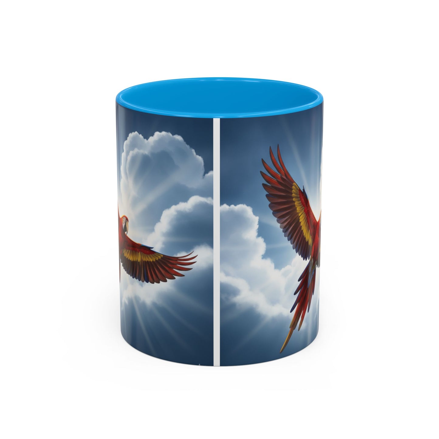 Scarlet Macaw Flying Mug