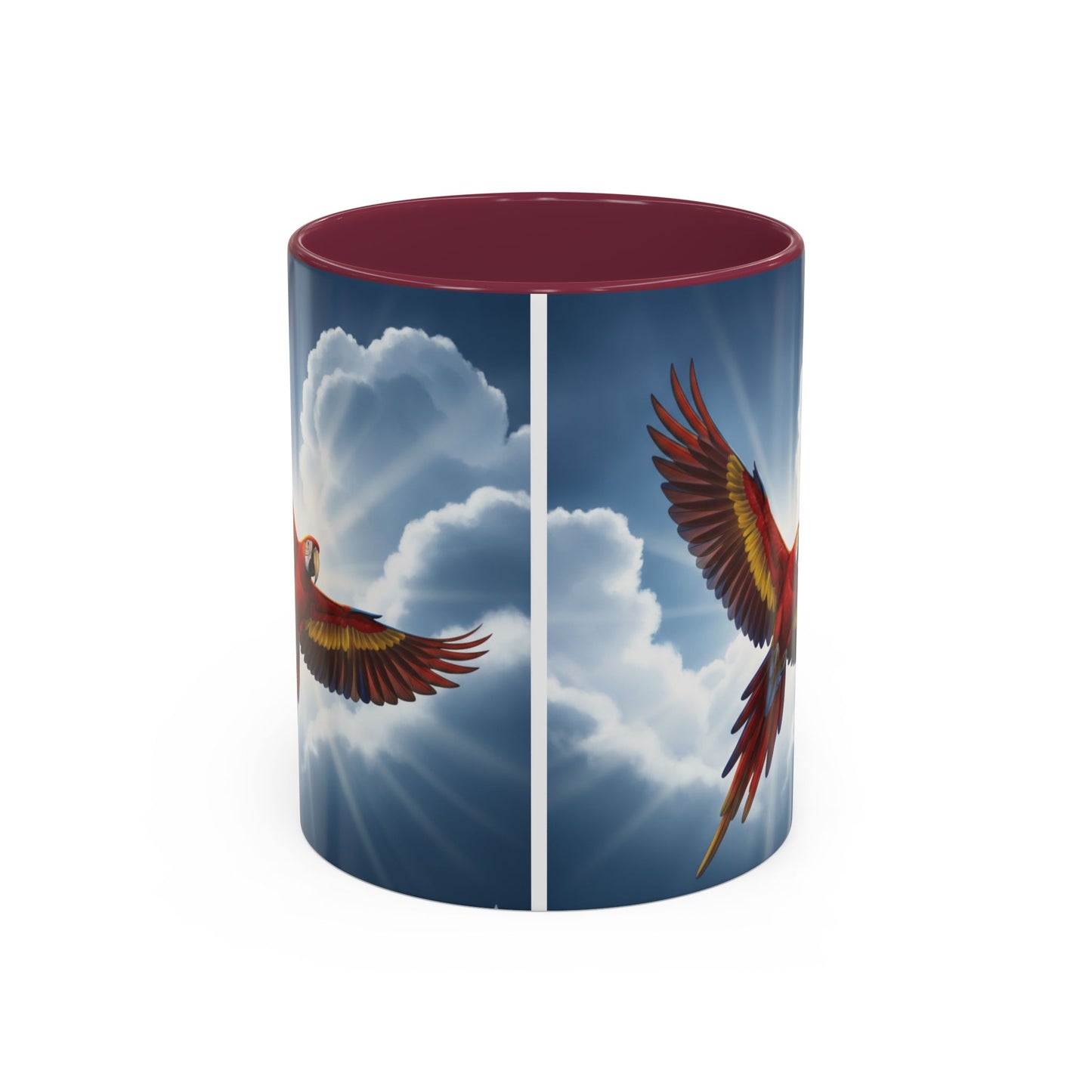 Scarlet Macaw Flying Mug