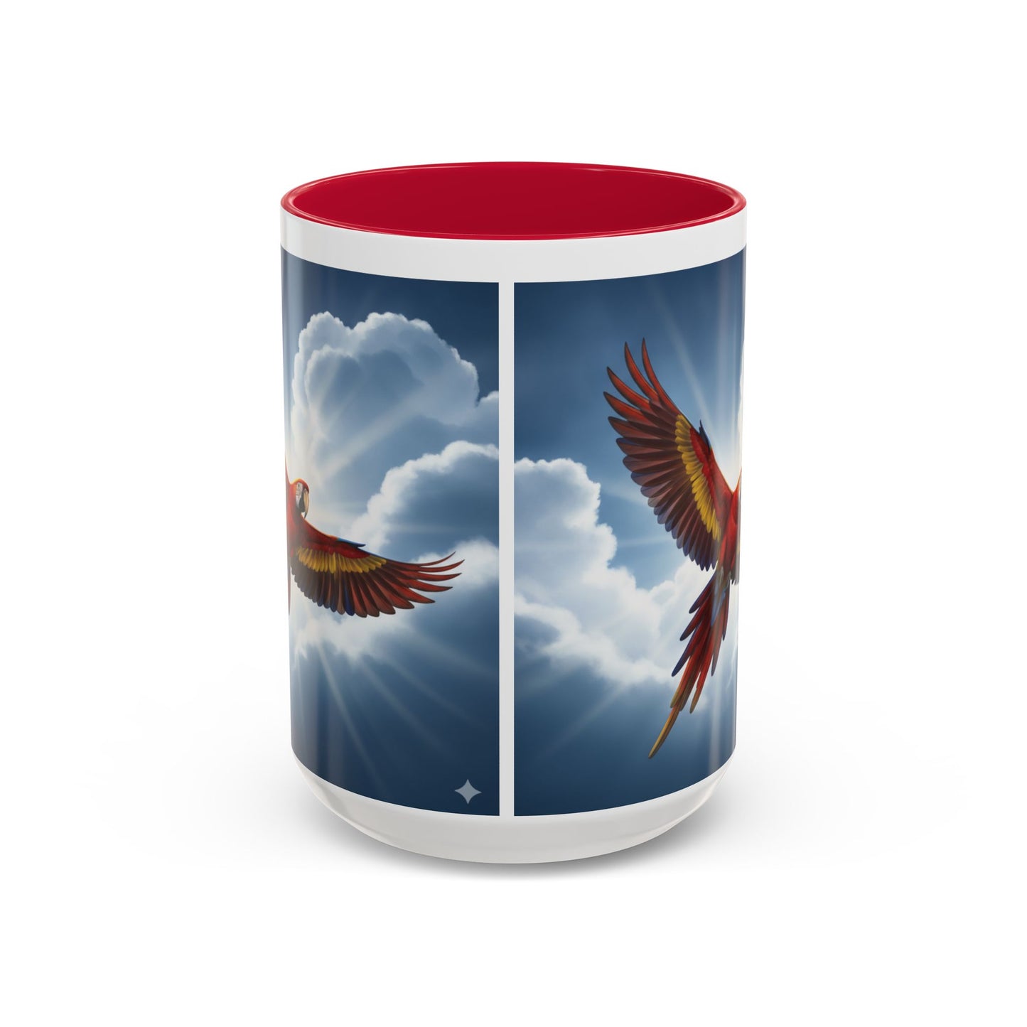Scarlet Macaw Flying Mug