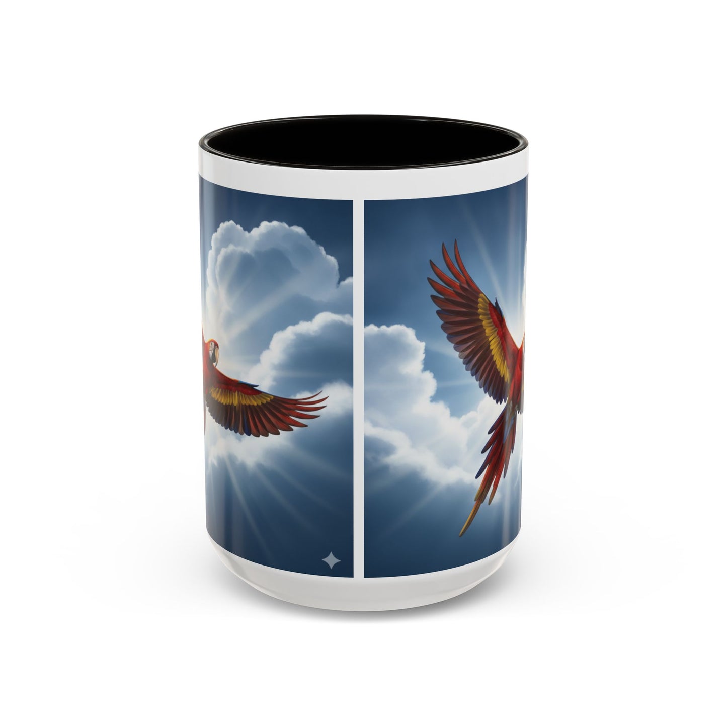 Scarlet Macaw Flying Mug