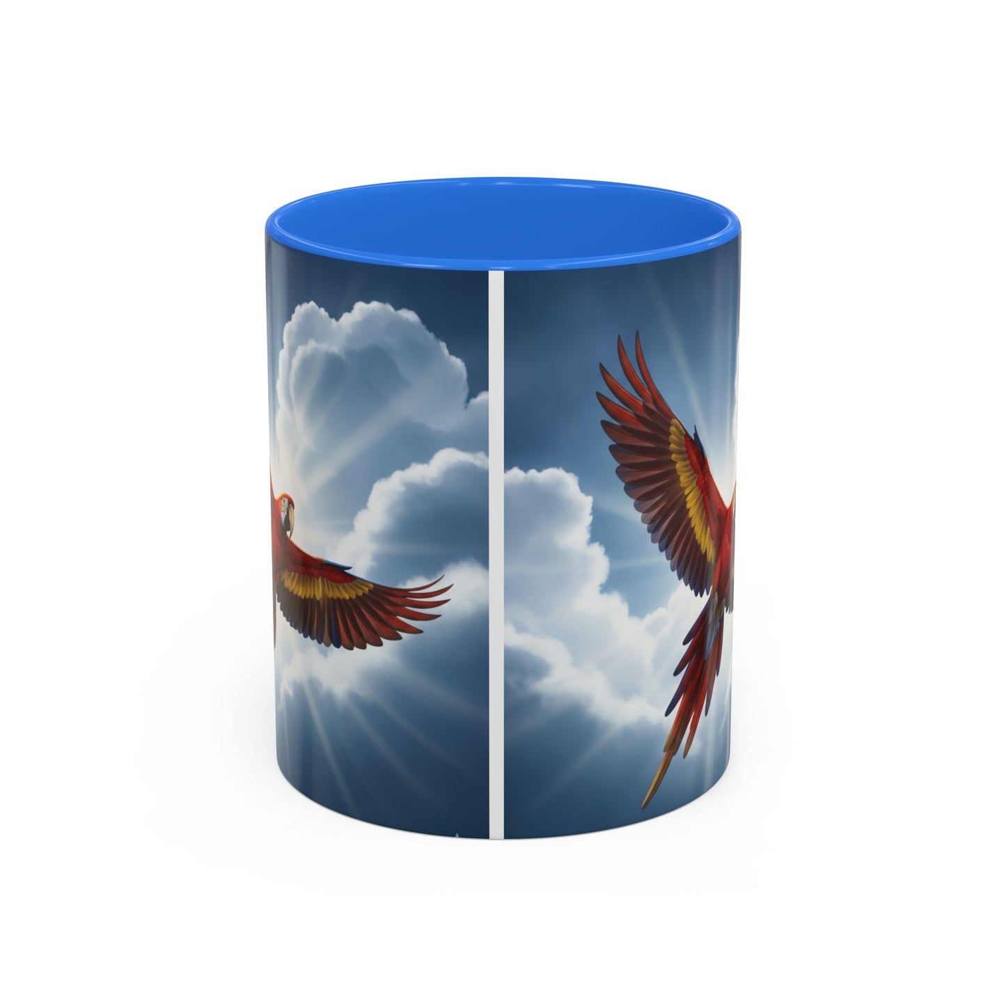 Scarlet Macaw Flying Mug