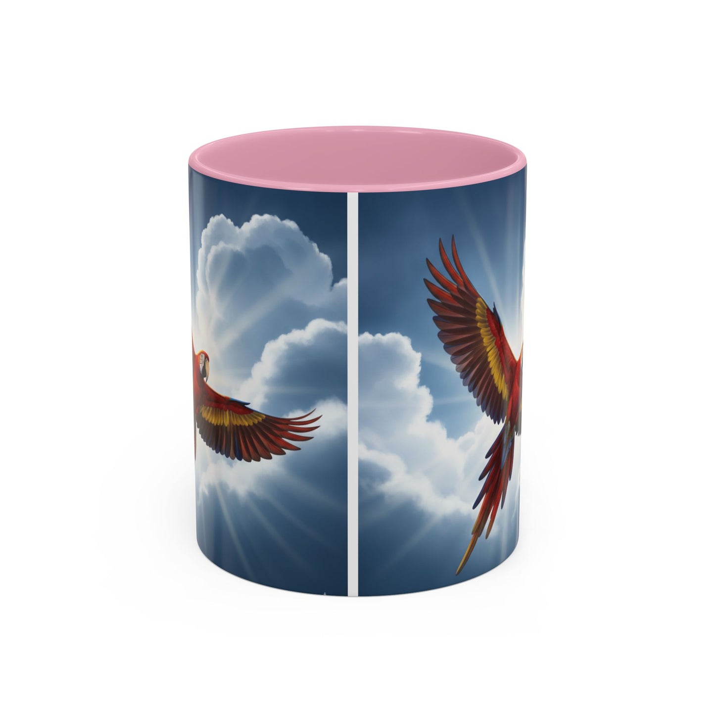 Scarlet Macaw Flying Mug