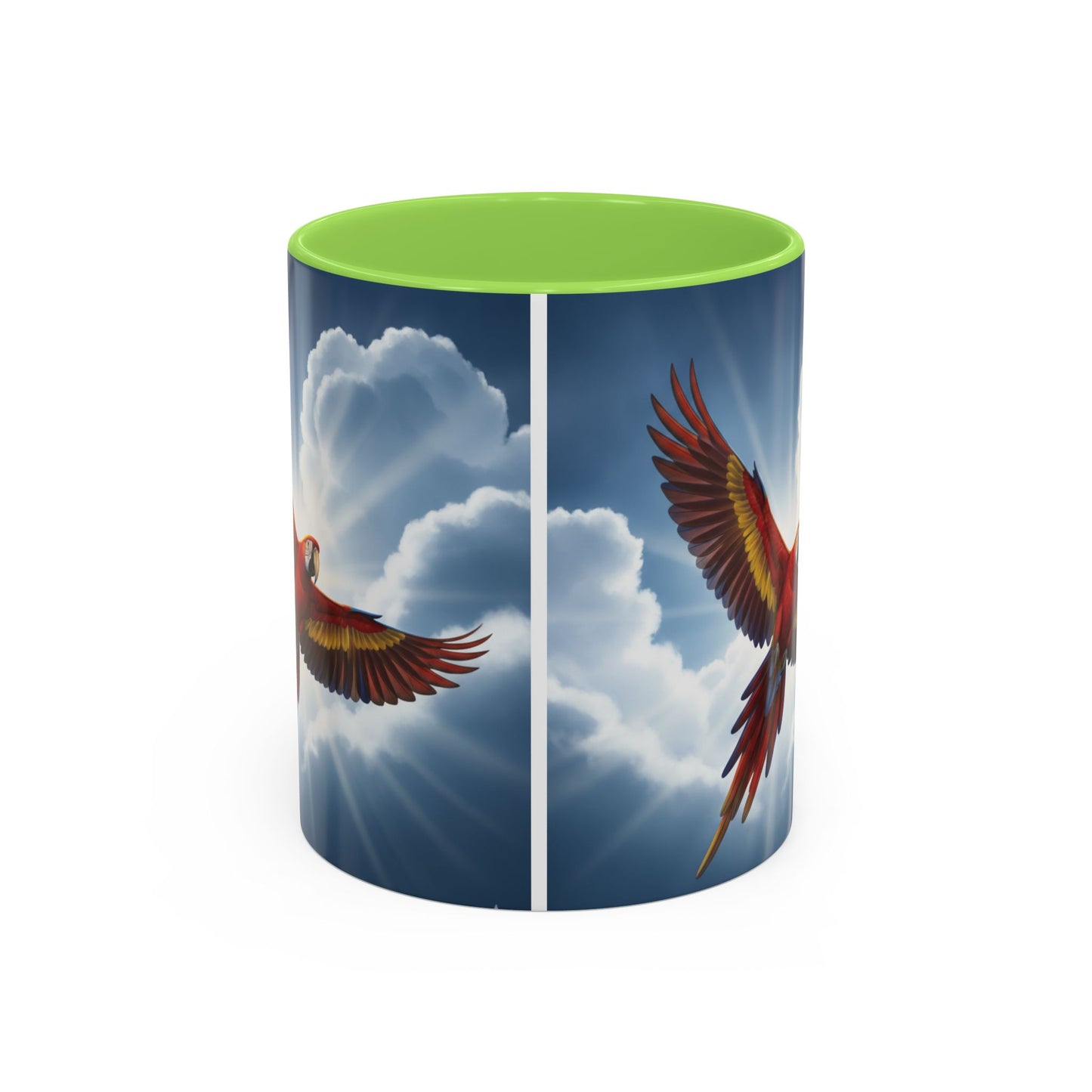 Scarlet Macaw Flying Mug