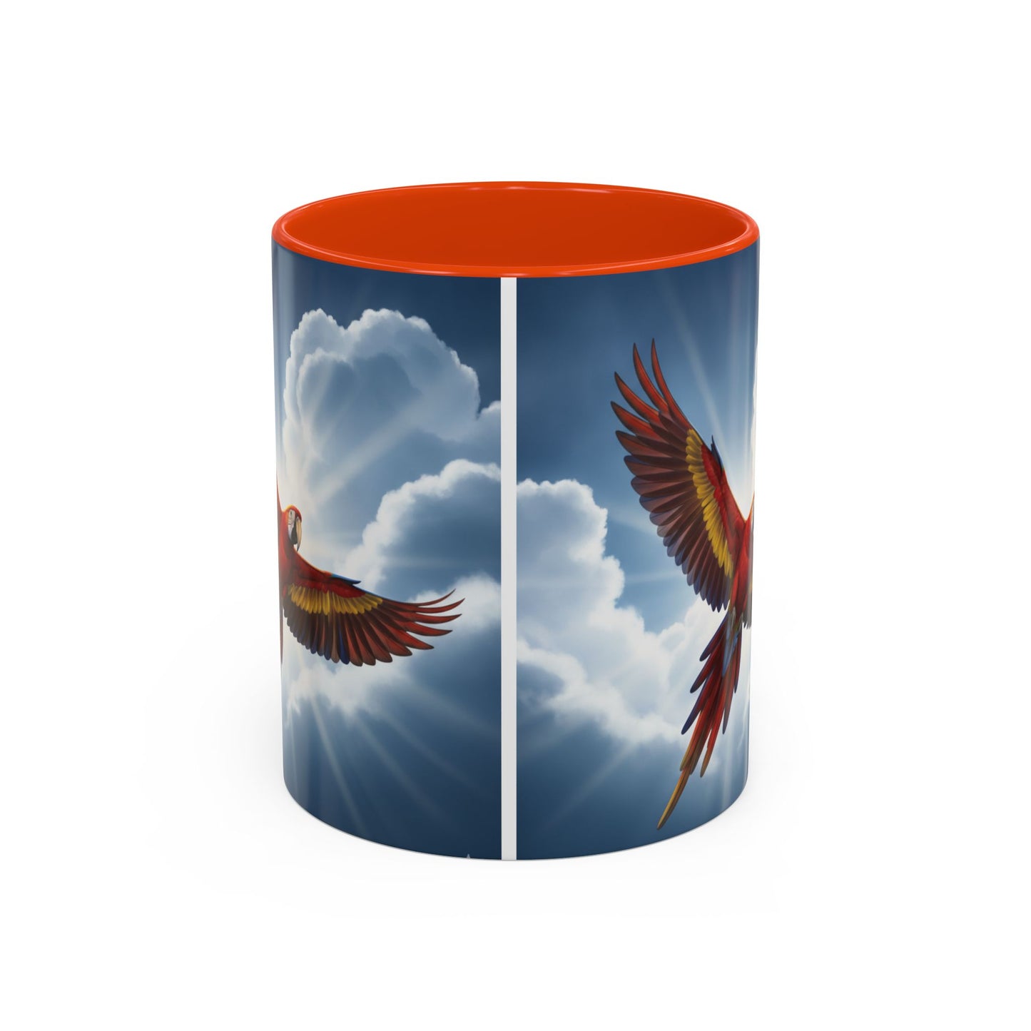 Scarlet Macaw Flying Mug