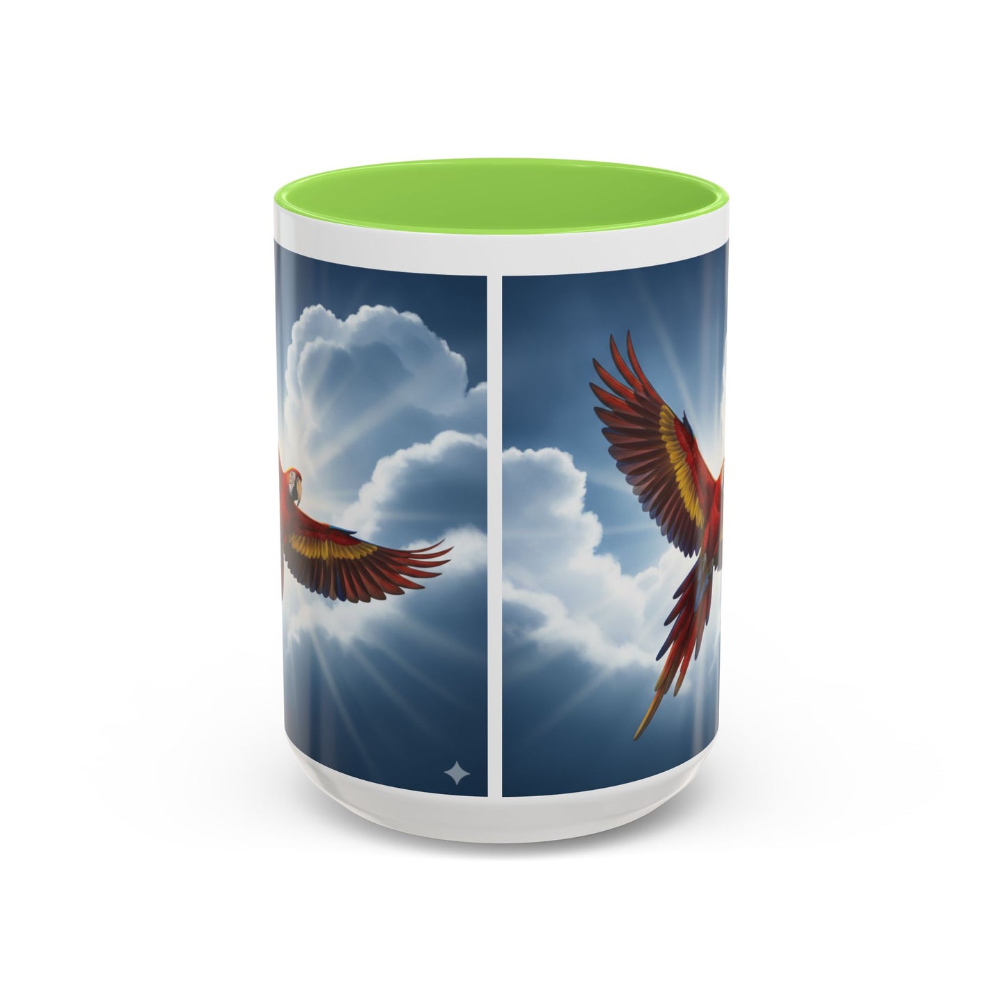 Scarlet Macaw Flying Mug
